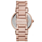 Michael Kors Caitlin Red Dial Rose Gold Stainless Steel Strap Watch for Women - MK3377 Buy Now By Michael Kors
