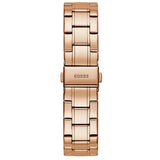 Guess Sparkler Diamonds Black Dial Rose Gold Steel Strap Watch for Women - GW0111L3 Buy Now By Guess