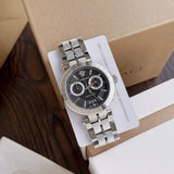 Versace Quartz Black Dial Silver Steel Strap Watch For Men - VBR080018 Buy Now By Versace