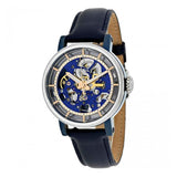 Fossil Boyfriend Skeleton Blue Dial Blue Leather Strap Watch for Women - ME3136 Buy Now By Fossil