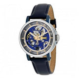 Fossil Boyfriend Skeleton Blue Dial Blue Leather Strap Watch for Women - ME3136 Buy Now By Fossil