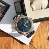 Maurice Lacroix Aikon Blue Dial Blue Leather Strap Watch for Men - AI1008-PVY11-432-1 Buy Now By Maurice Lacroix