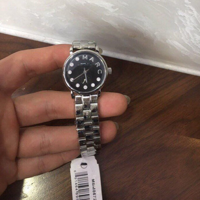 Marc Jacobs Blade Black Dial Silver Steel Strap Watch for Women - MBM8672 Buy Now By Marc Jacobs