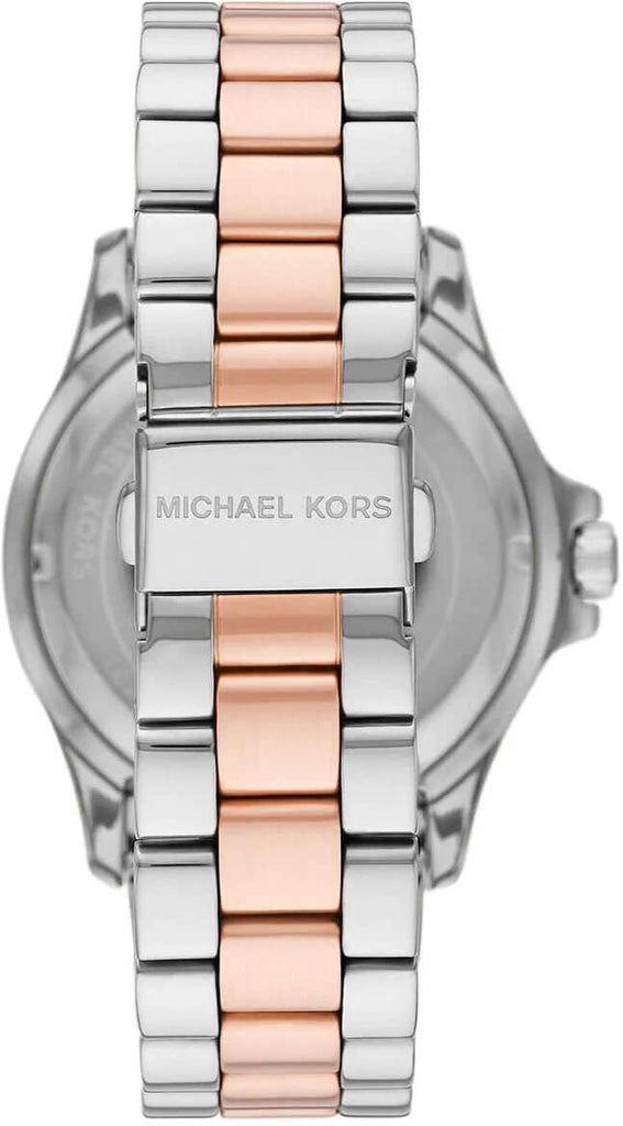 Michael Kors Everest Three Hand Rose Gold Dial Two Tone Steel Strap Watch For Women - MK7402 Buy Now By Michael Kors