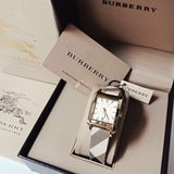 Burberry Nova Gold Tone Square Dial Leather Strap Watch for Women - BU1582 Buy Now By Burberry