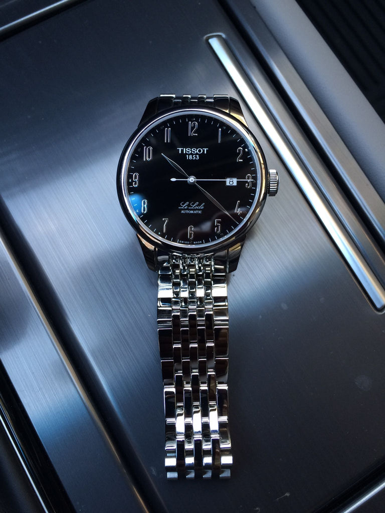 Tissot T Classic Powermatic 80 Black Dial Silver Steel Strap Watch For Men - T41.1.483.52 Buy Now By Tissot