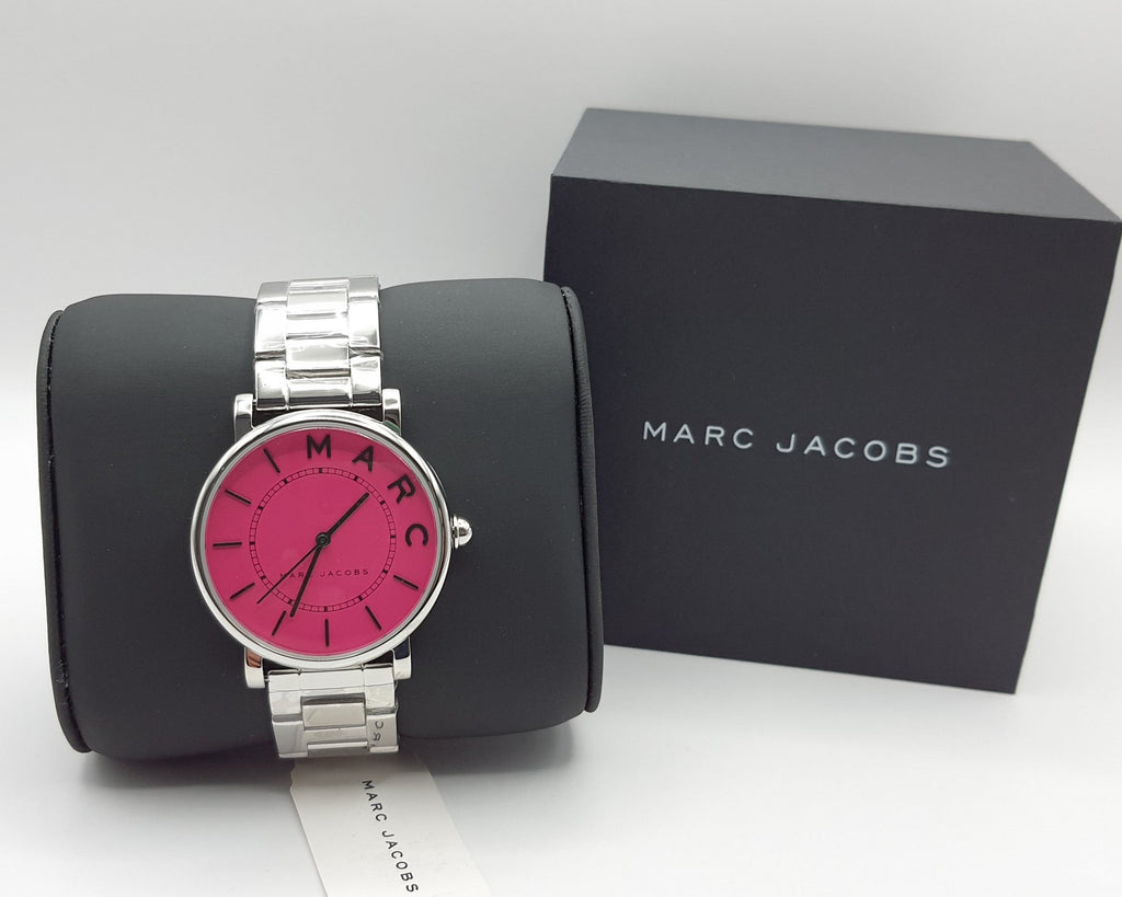Marc Jacobs Roxy Pink Dial Silver Steel Strap Watch for Women - MJ3524 Buy Now By Marc Jacobs