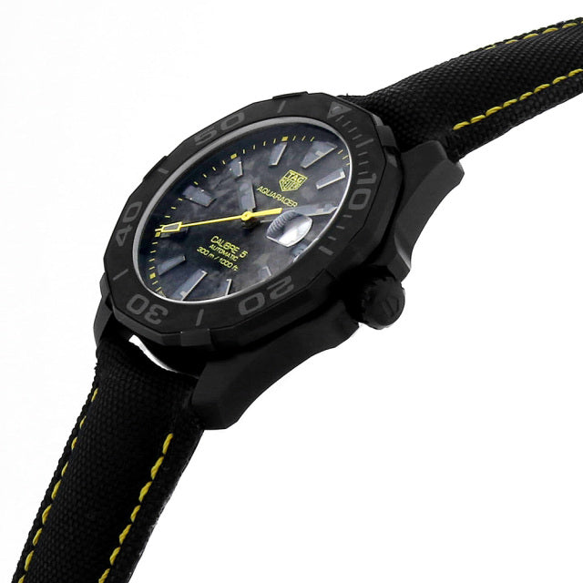 Tag Heuer Aquaracer Carbon Dial Watch for Men - WBD218B.FC6446 Buy Now By Tag Heuer