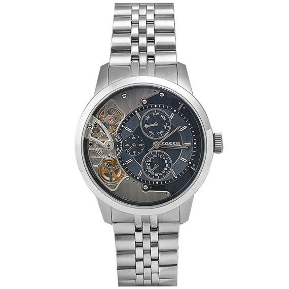 Fossil Townsman Multifunction Black Dial Silver Steel Strap Watch for Men - ME1135 Buy Now By Fossil
