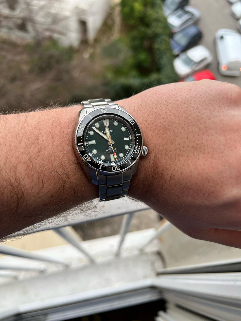 Seiko Prospex 140th Anniversary Limited Divers Green Dial Silver Steel Strap Watch For Men - SPB207J1 Buy Now By Seiko