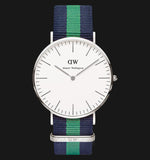 Daniel Wellington Classic Warwick White Dial Two Tone Nylon Strap Watch for Men - DW00100019 Buy Now By Daniel Wellington