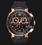 Tissot T Race Chronograph Automatic Black Dial Black Rubber Strap Watch for Men - T048.417.27.057.06 Buy Now By Tissot