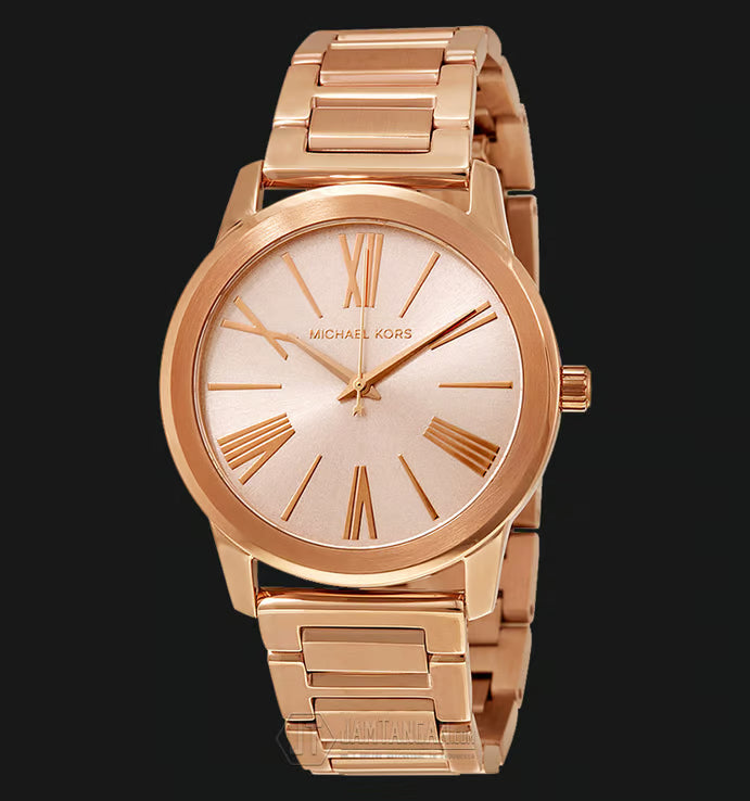 Michael Kors Hartman Rose Gold Dial Rose Gold Steel Strap Watch For Women - MK3491 Buy Now By Michael Kors