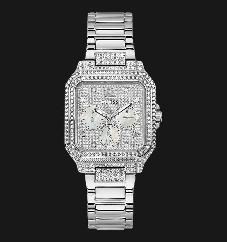 Guess Deco Multifunction Quartz Silver Dial Silver Steel Strap Watch For Women - GW0472L1 Buy Now By Guess