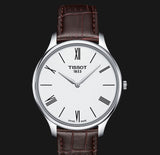 Tissot T Classic Tradition 5.5 Quartz White Dial Brown Leather Strap Watch For Men - T063.409.16.018.00 Buy Now By Tissot