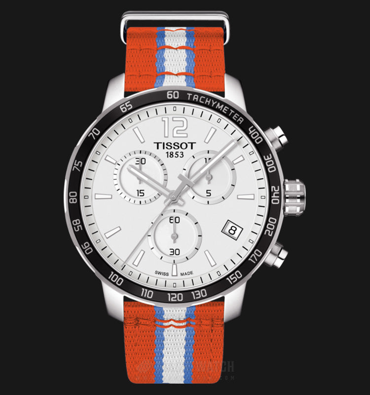 Tissot Quickster Chronograph NBA Oklahoma City Thunder Watch For Men - T095.417.17.037.14 Buy Now By Tissot