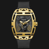 Guess Legend Black Dial Black Rubber Strap Watch For Men - GW0500G1 Buy Now By Guess