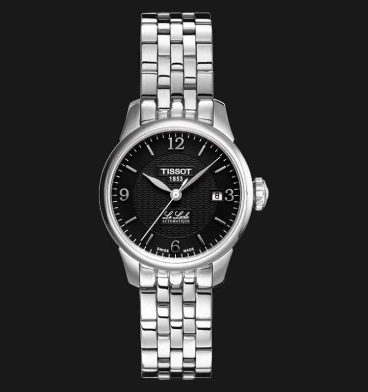 Tissot Le Locle Small Automatic Black Dial Silver Steel Strap Watch For Women - T41.1.183.54 Buy Now By Tissot