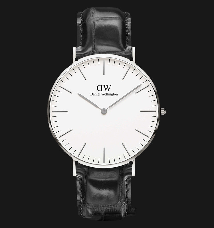Daniel Wellington Classic Reading White Dial Black Leather Strap Watch For Men - DW00100028 Buy Now By Daniel Wellington