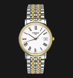 Tissot T Classic Desire White Dial Two Tone Watch For Men - T52.2.481.13 Buy Now By Tissot