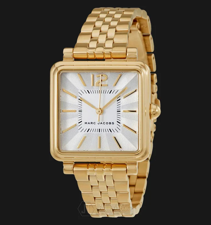 Marc Jacobs Vic Silver Dial Gold Steel Strap Watch for Women - MJ3462 Buy Now By Marc Jacobs