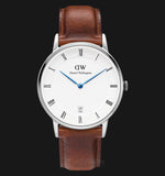 Daniel Wellington Dapper St Mawes White Dial Brown Leather Strap Watch For Women - DW00100095 Buy Now By Daniel Wellington