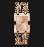 Guess Mod Heavy Metal Rose Gold Dial Rose Gold Steel Strap Watch For Women - W1117L3 Buy Now By Guess