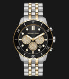Michael Kors Cunningham Chronograph Black Dial Two Tone Steel Strap Watch For Men - MK8964 Buy Now By Michael Kors