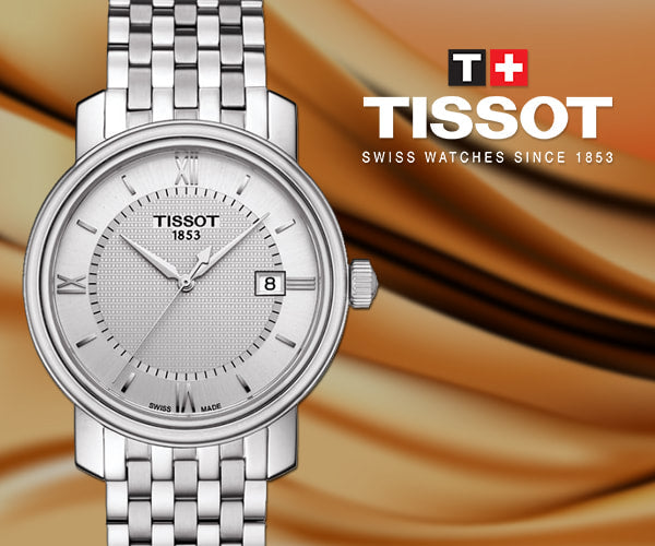 Tissot T Classic Bridgeport Silver Dial Silver Mesh Bracelet Watch For Men - T097.410.11.038.00 Buy Now By Tissot