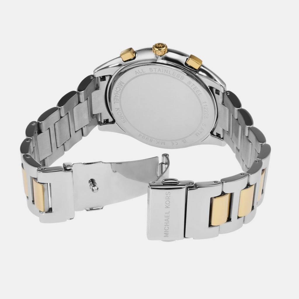 Michael Kors Janelle Chronograph Silver Dial Two Tone Steel Strap Watch For Men - MK8994 Buy Now By Michael Kors