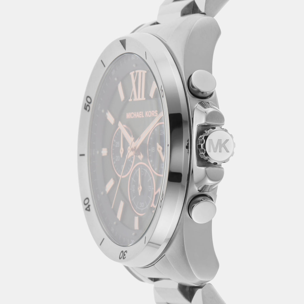 Michael Kors Brecken Chronograph Green Dial Silver Steel Strap Watch For Men - MK8984 Buy Now By Michael Kors