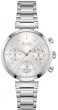 Hugo Boss Flawless Silver Dial Silver Steel Strap Watch for Women - 1502530 Buy Now By Hugo Boss