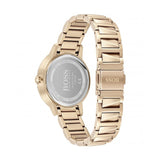 Hugo Boss Signature Gold Dial Gold Stainless Steel Strap Watch for Women - 1502540 Buy Now By Hugo Boss