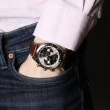 Hugo Boss Santiago Chronograph Grey Dial Brown Leather Strap Watch for Men - 1513861 Buy Now By Hugo Boss