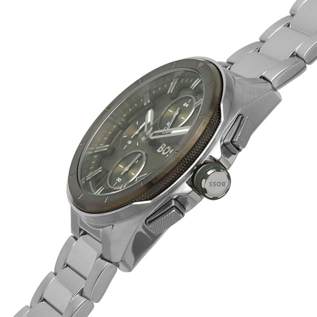 Hugo Boss Volane Grey Dial Silver Steel Strap Watch for Men - 1513951 Buy Now By Hugo Boss