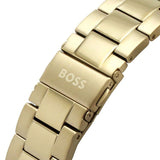 Hugo Boss Allure Chronograph Green Dial Gold Steel Strap Watch for Men - 1513923 Buy Now By Hugo Boss