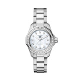 Tag Heuer Aquaracer Professional 200 Quartz Diamond Mother of Pearl Dial Silver Steel Strap Watch for Women - WBP1417.BA0622 Buy Now By Tag Heuer