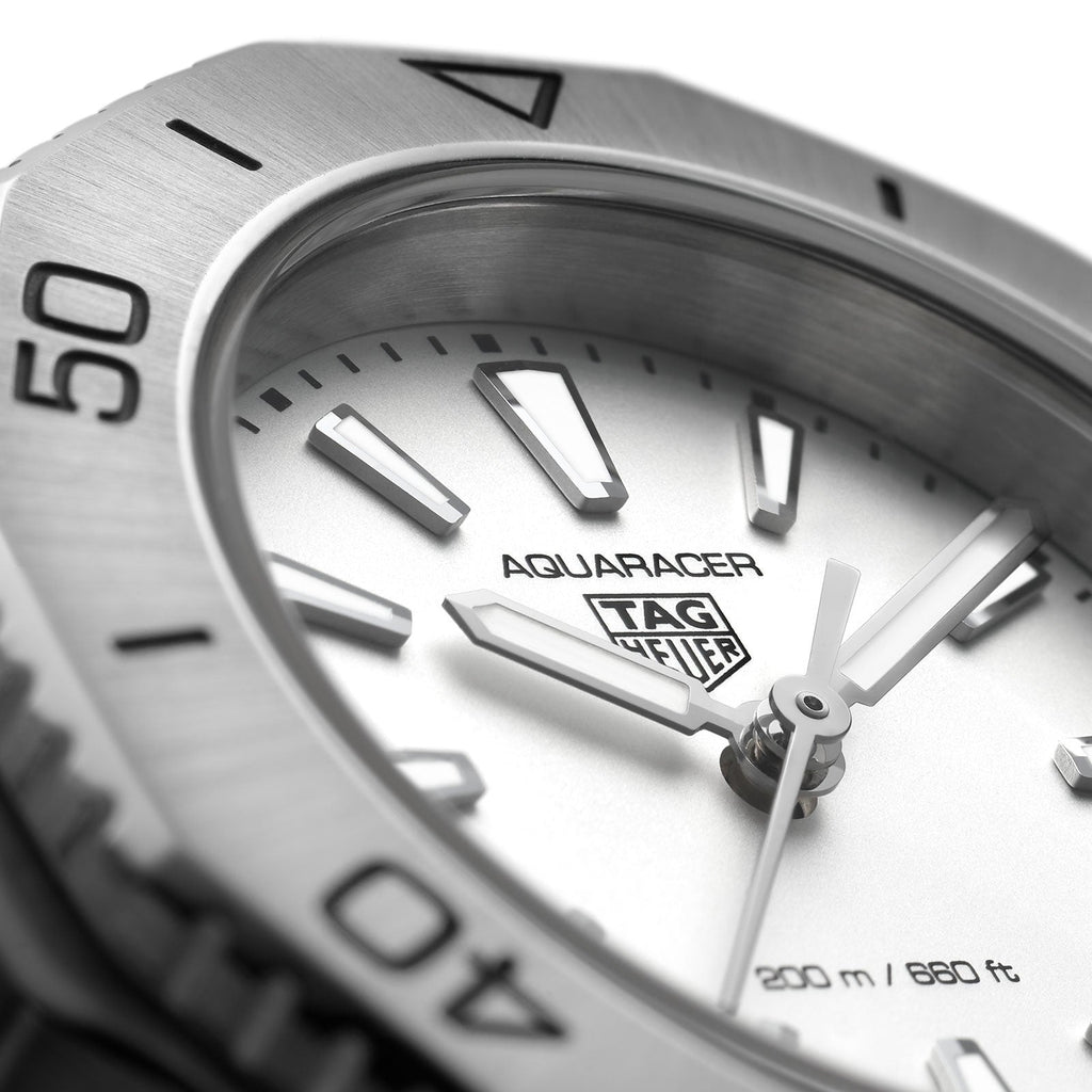Tag Heuer Aquaracer Professional 200 Quartz White Dial Silver Steel Strap Watch for Women - WBP1411.BA0622 Buy Now By Tag Heuer