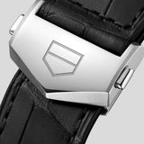 Tag Heuer Carrera Day Date Black Dial Black Leather Strap Watch for Men - WBN2013.FC6503 Buy Now By Tag Heuer