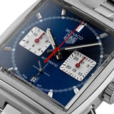 Tag Heuer Monaco Automatic Chronograph Blue Dial Silver Steel Strap Watch for Men - CBL2111.BA0644 Buy Now By Tag Heuer