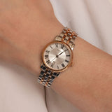 Tissot Carson Premium Lady Silver Dial Two Tone Steel Strap Watch For Women - T122.210.22.033.01 Buy Now By Tissot
