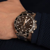 Tissot Seastar 1000 Chronograph Black Dial Silver Steel Strap Watch For Men - T120.417.11.051.00 Buy Now By Tissot