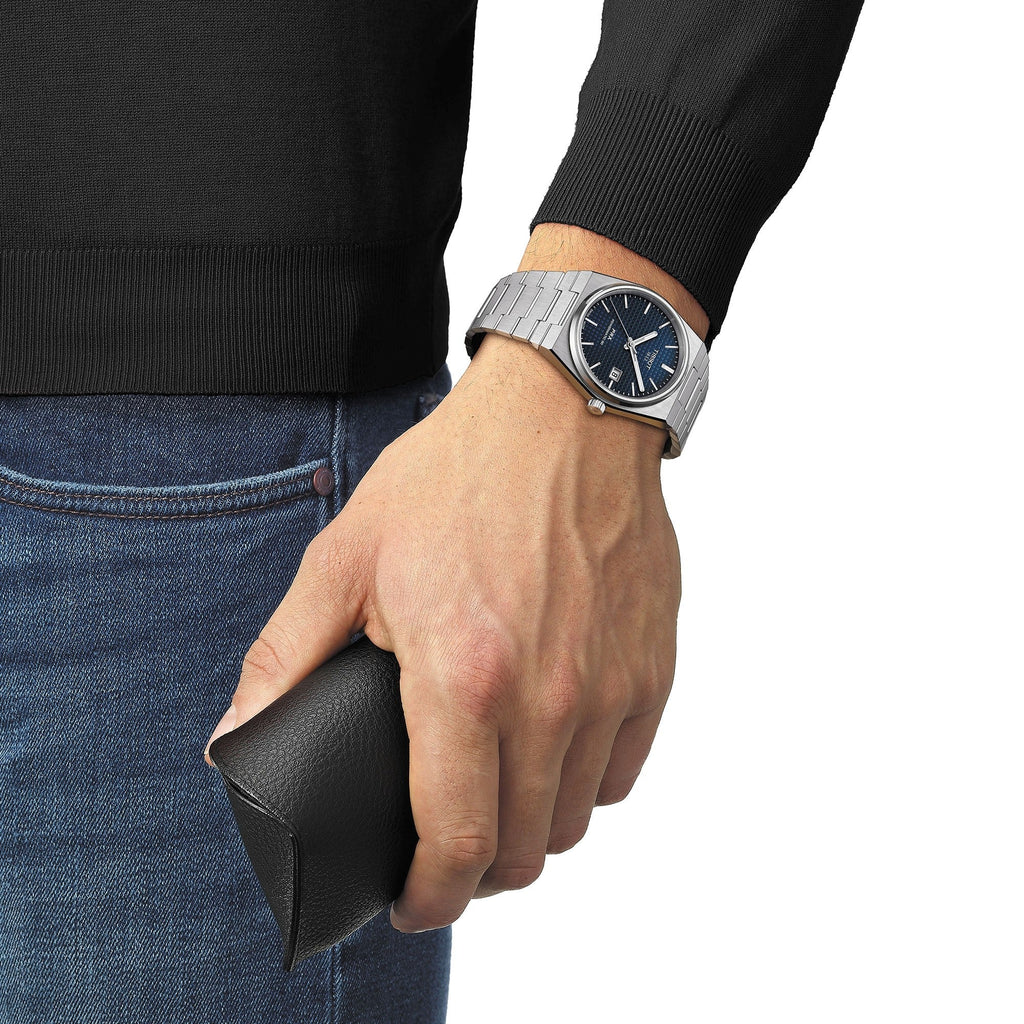Tissot PRX Powermatic 80 Blue Dial Silver Steel Strap Watch For Men - T137.407.11.041.00 Buy Now By Tissot