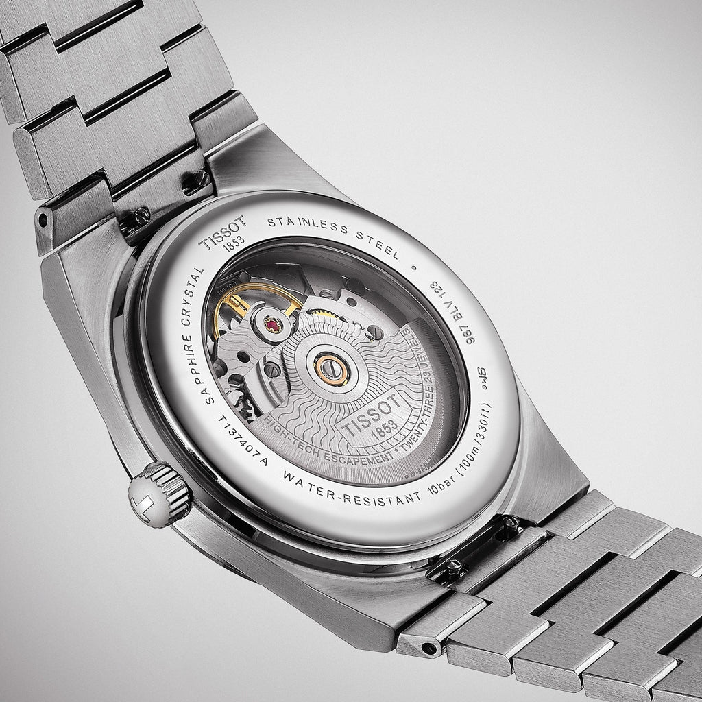 Tissot PRX Powermatic 80 Silver Dial Silver Steel Strap Watch For Men - T137.407.21.031.00 Buy Now By Tissot