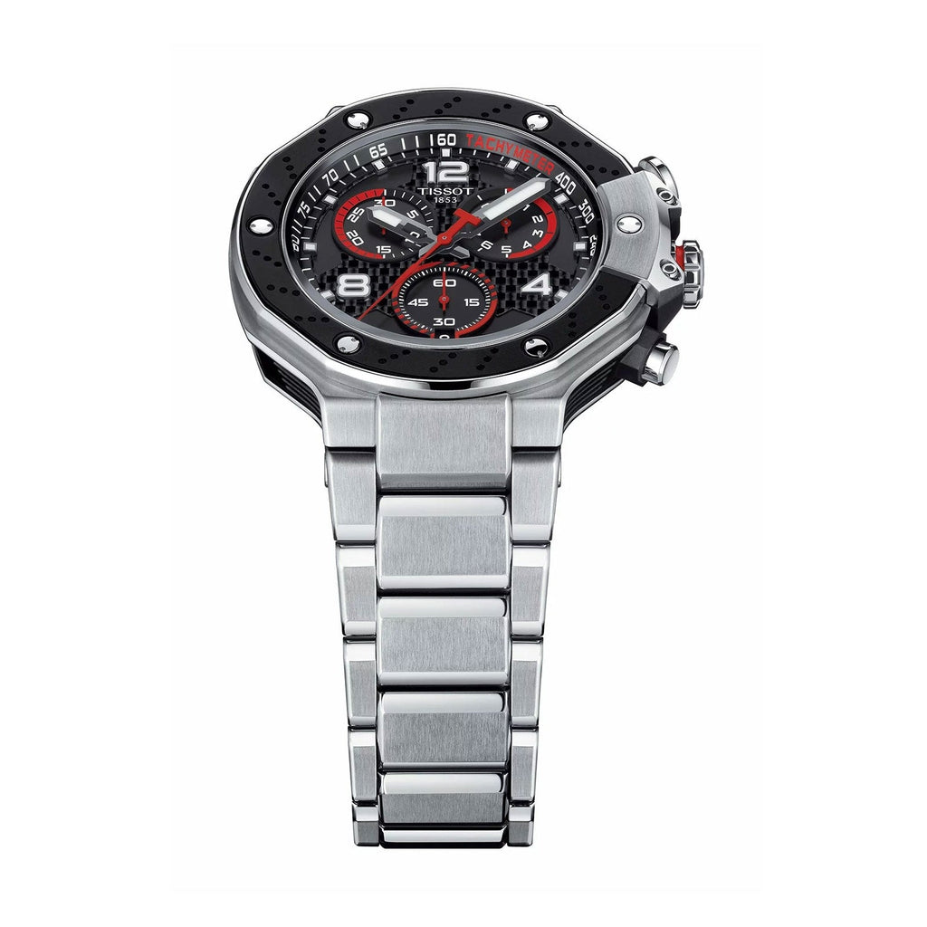 Tissot T Race Moto GP Limited Edition Chronograph Black Dial Silver Steel Strap Watch for Men - T141.417.11.057.00 Buy Now By Tissot