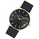 Coach Perry Black Dial Black Leather Strap Watch for Women - 14503333-C Buy Now By Coach