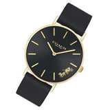 Coach Perry Black Dial Black Leather Strap Watch for Women - 14503333 Buy Now By Coach