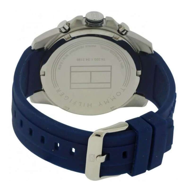 Tommy Hilfiger Decker Quartz Blue Dial Blue Rubber Strap Watch for Men - 1791350 Buy Now By Tommy Hilfiger