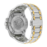 Versace Chain Reaction Quartz White Dial Two Tone Steel Strap Watch for Men - VEDY00519 Buy Now By Versace