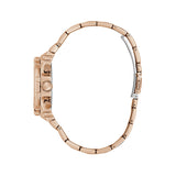 Guess Fusion Chronograph Rose Gold Dial Rose Gold Steel Strap Watch for Women - GW0552L3 Buy Now By Guess